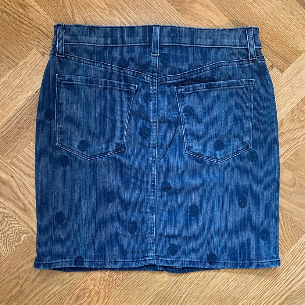 J Brand Layla Denim Mini Skirt in Aerial - Picture 2 of 5